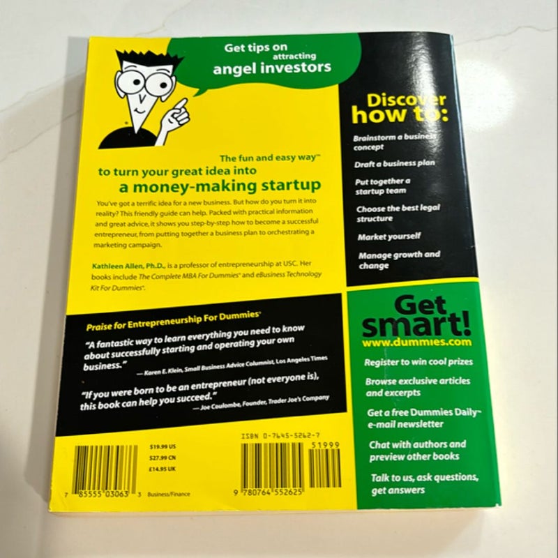 Entrepreneurship for Dummies