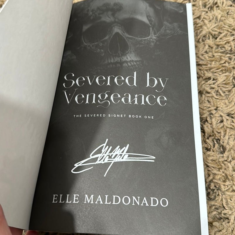 Severed by Vengeance (special edition signed by author)