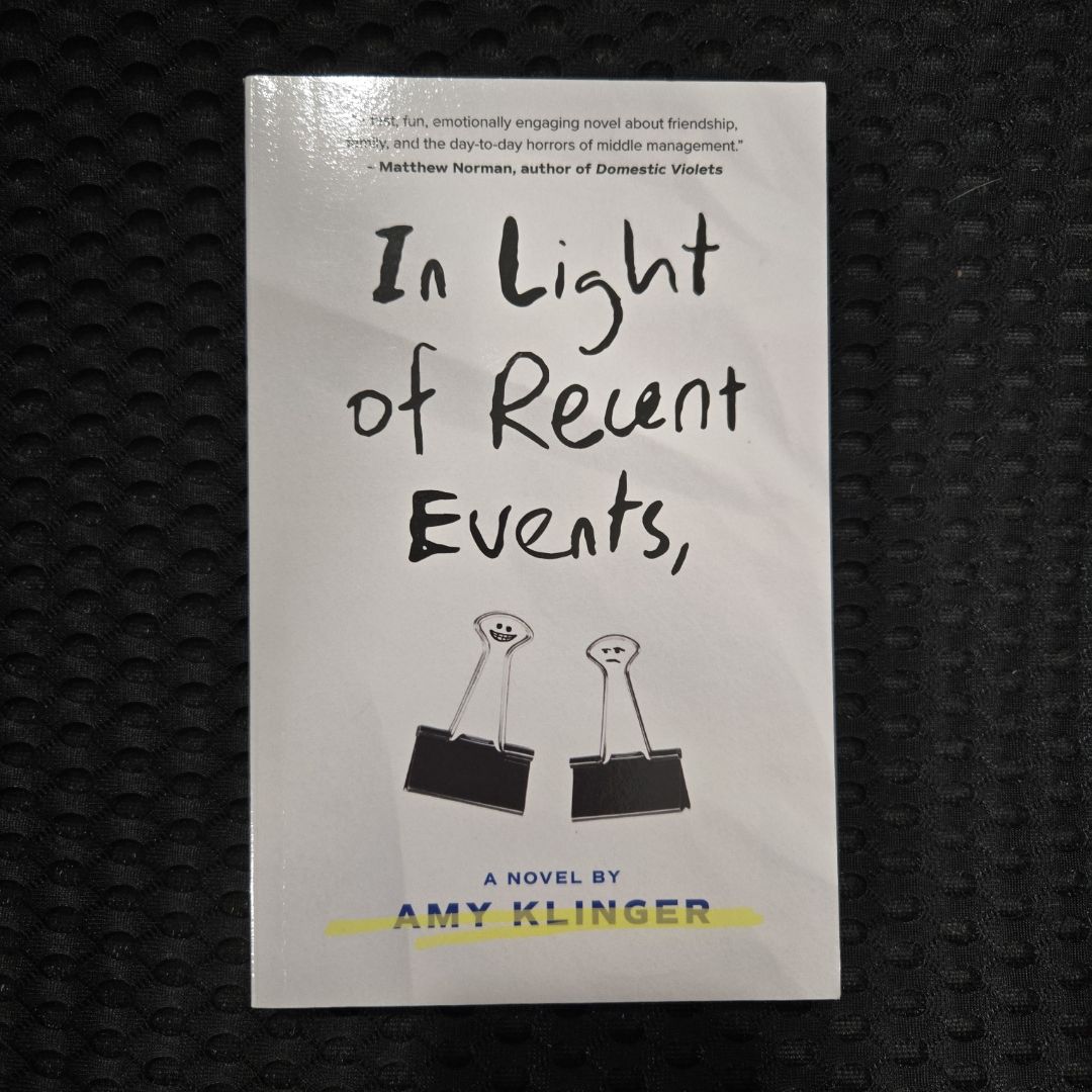 In Light of Recent Events