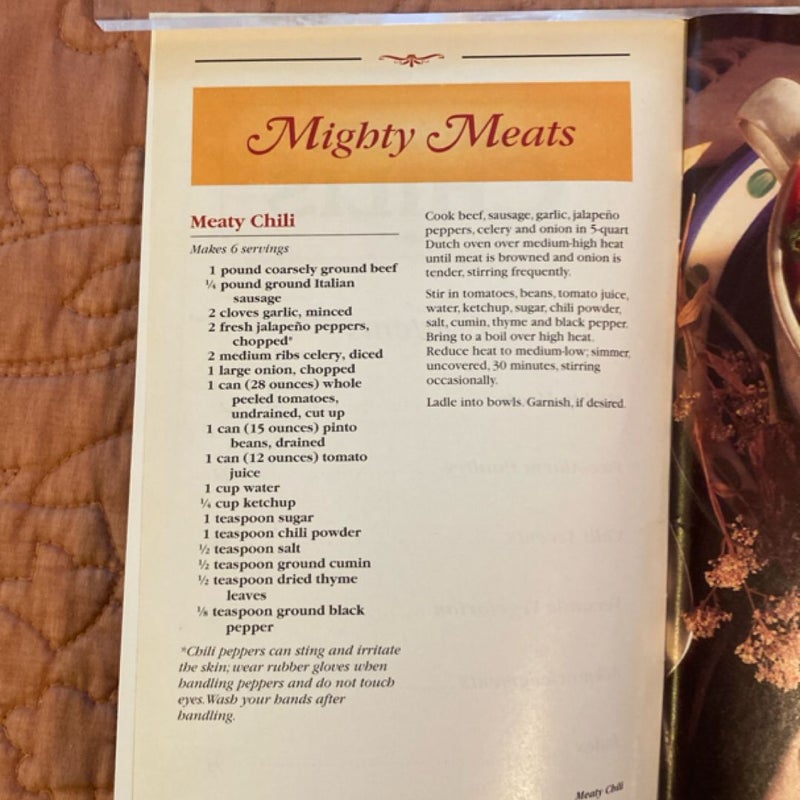 Favorite Brand Name Recipes Hearty Chilis