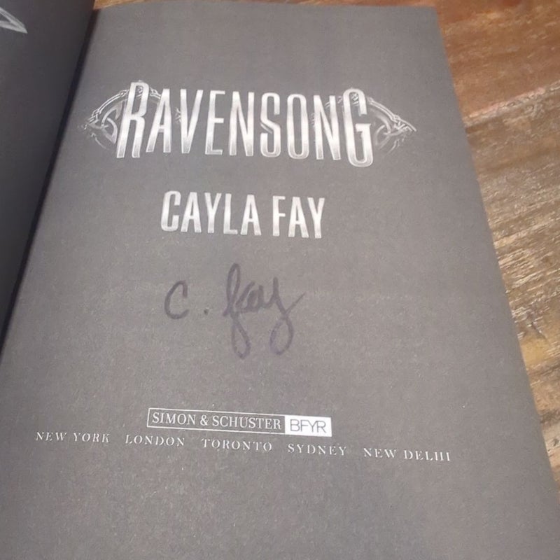 Ravensong (signed)