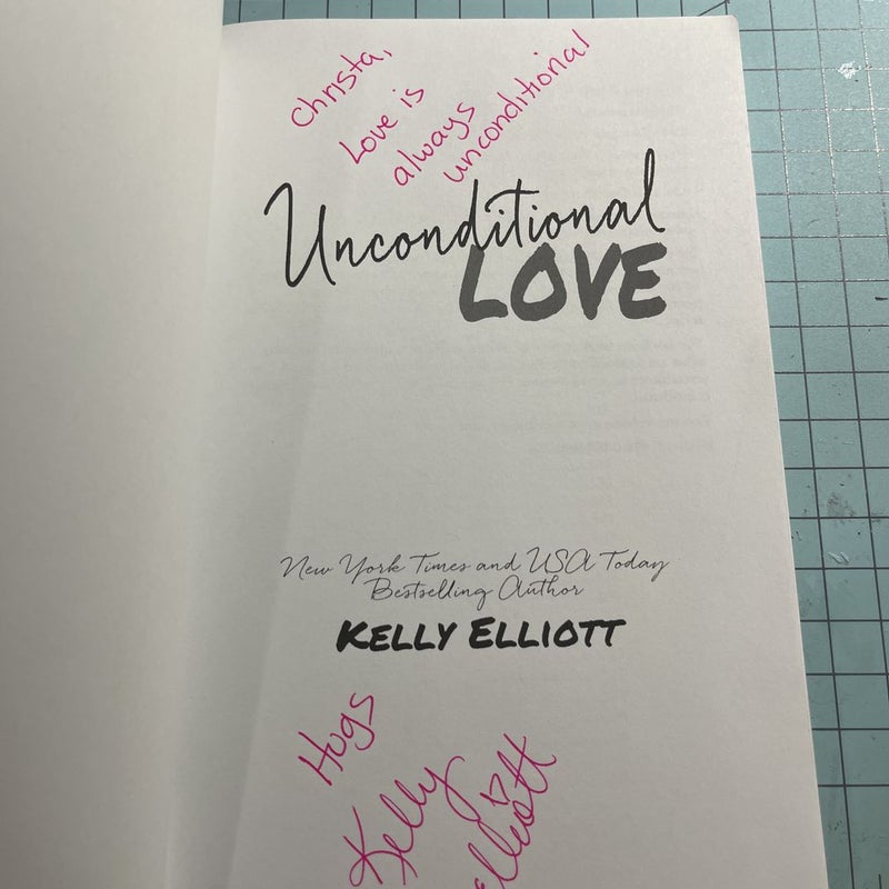 Unconditional Love SIGNED OOP 