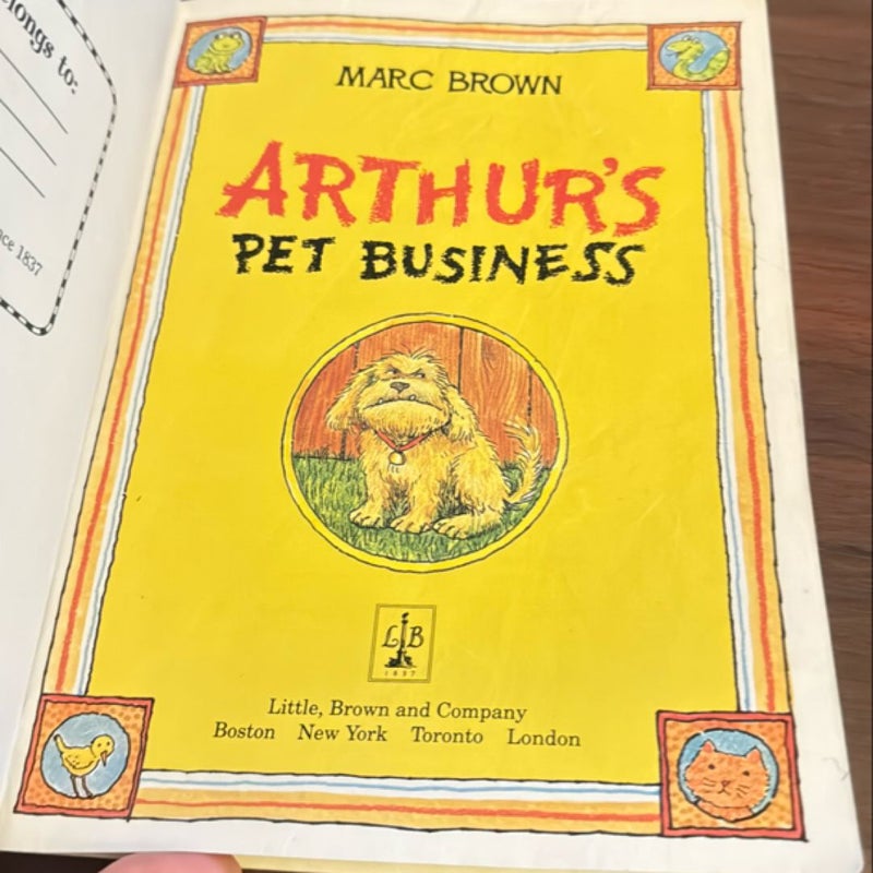 Arthur's Pet Business