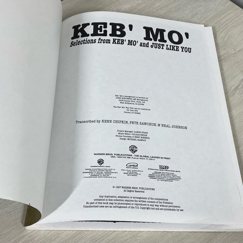 Keb' Mo' -- Selections from Keb' Mo' and Just Like You