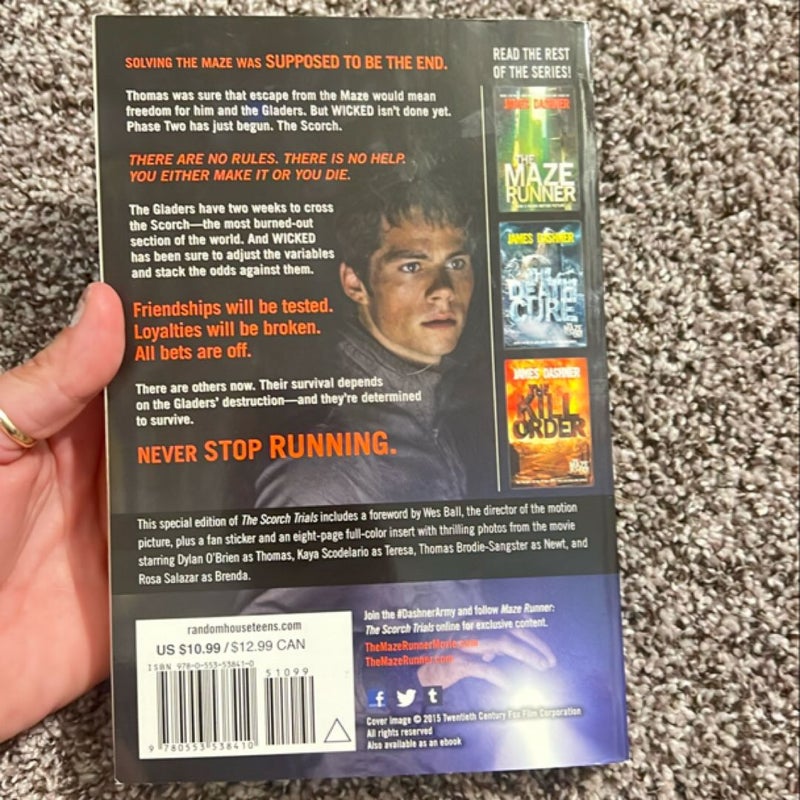 The Scorch Trials Movie Tie-In Edition (Maze Runner, Book Two)