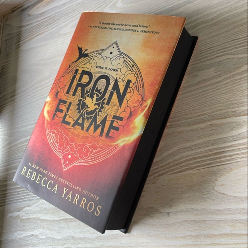 Iron Flame | First Edition | Sprayed Edges 