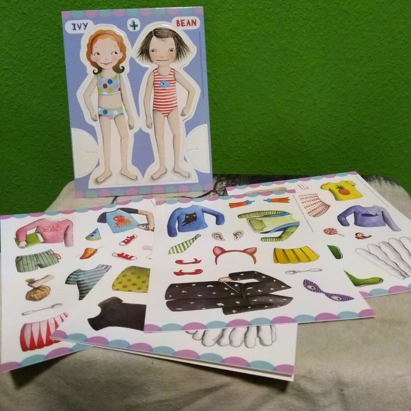 Ivy + Bean Books 1-6 + Secret Treasure Box with Stickers & Dolls