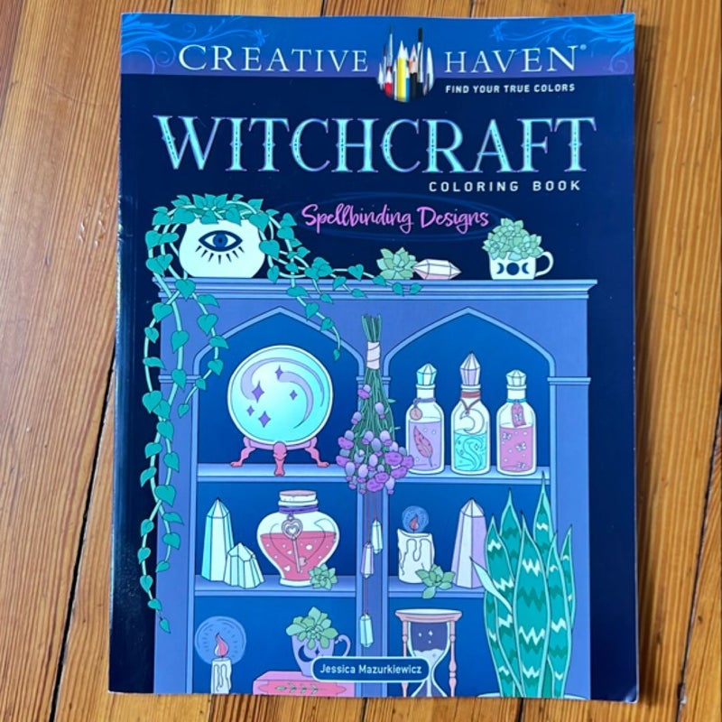 Creative Haven Witchcraft Coloring Book