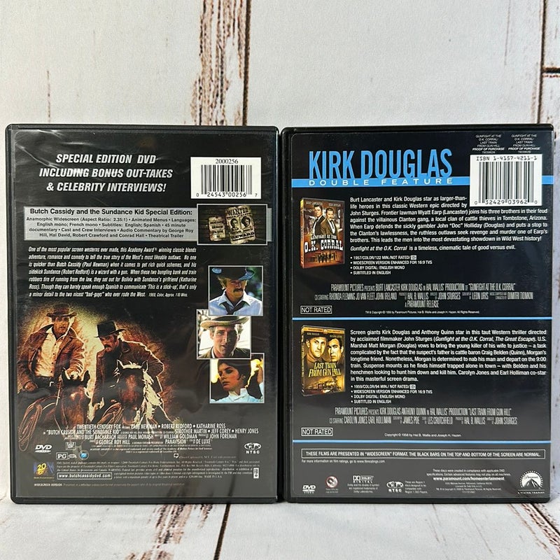 [2] Western Movies DVD Lot