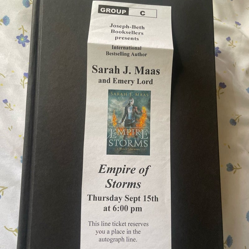 A Court of Mist and Fury SIGNED