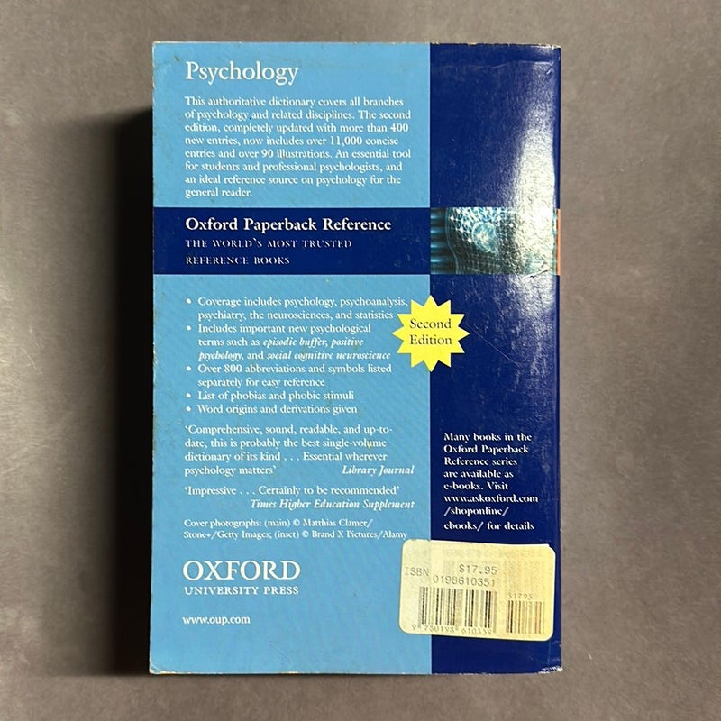 A Dictionary of Psychology