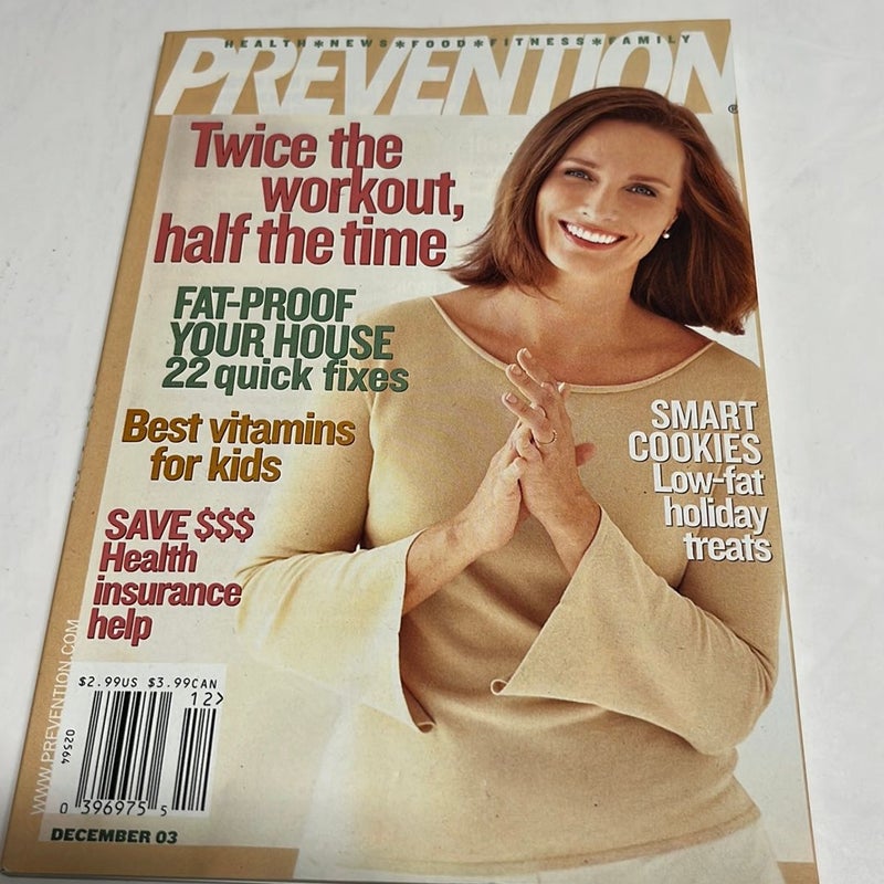 Prevention December 2003 Magazine 
