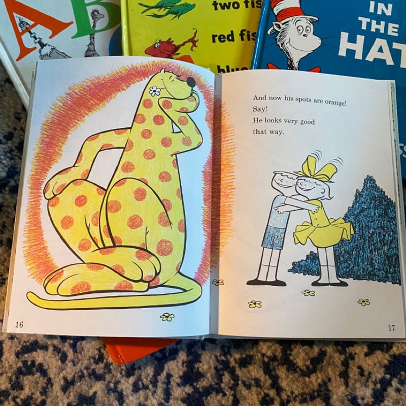 Set of 5 Dr. Seuss hardcover books 