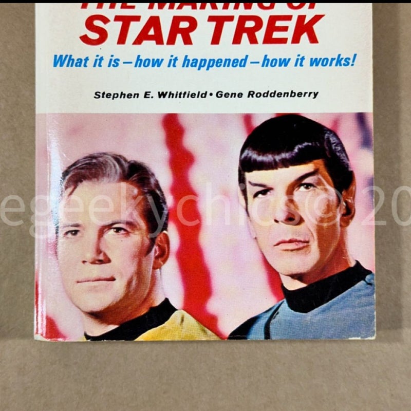 The Making of Star Trek Gene Roddenberry First Printing September 1968 