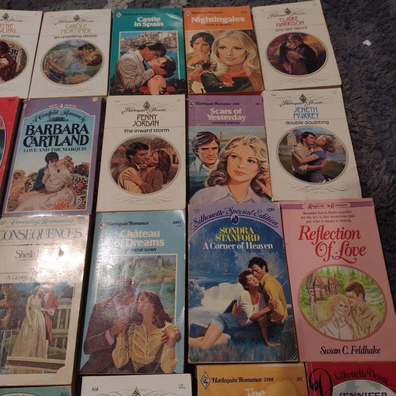 Vintage romance bundle of 40