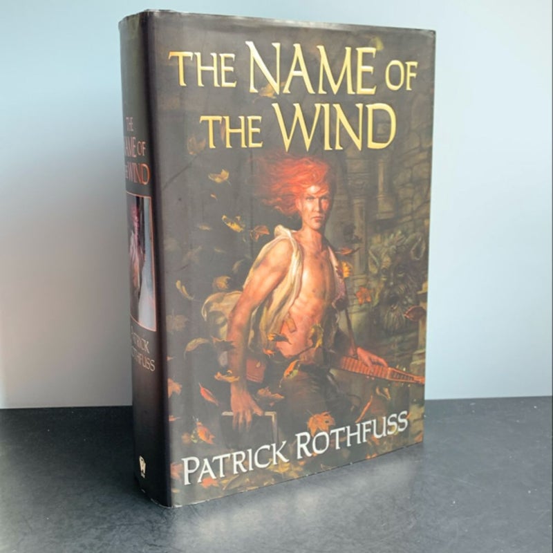 The Name of the Wind (Rare alternate Donato “Fabio” cover design, First Edition, 3rd Printing)