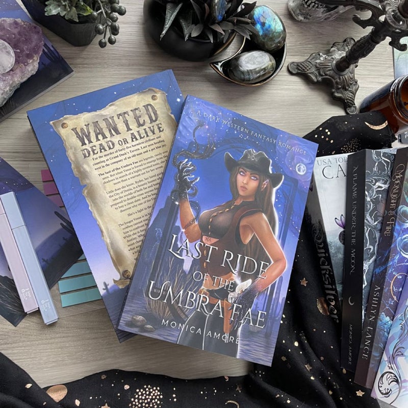 Last Ride of the Umbra Fae: 💜✨Sprayed Edges✨💜Cowboy Romantasy / Dark Western Fantasy Romance
