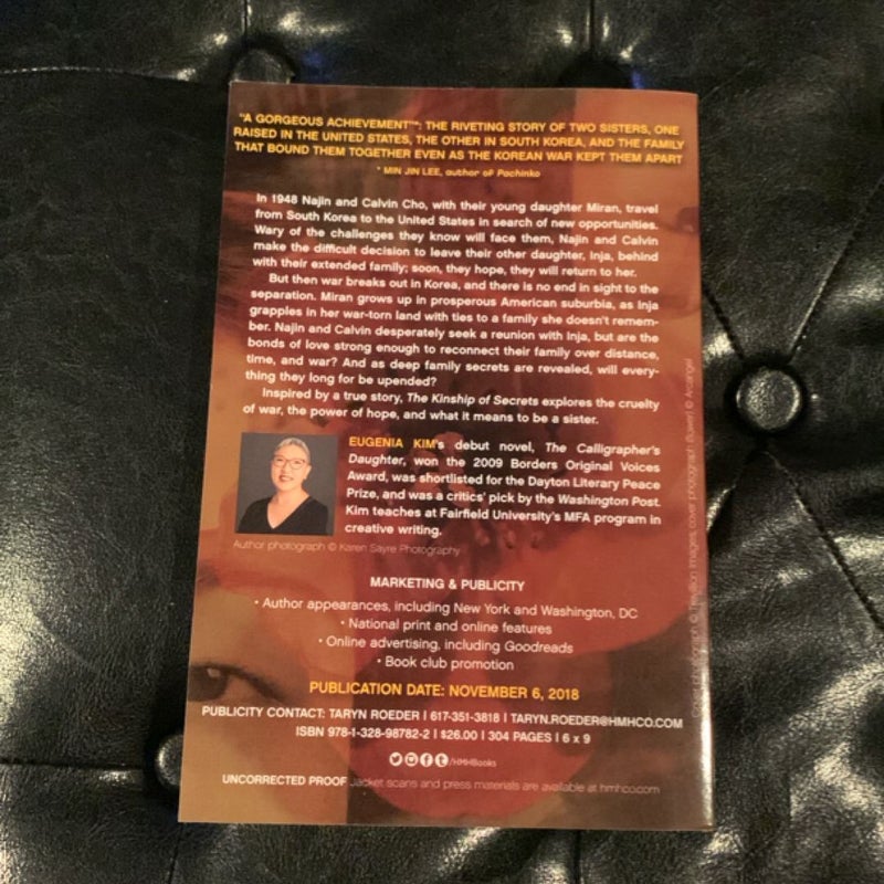 The Kinship of Secrets (arc copy)