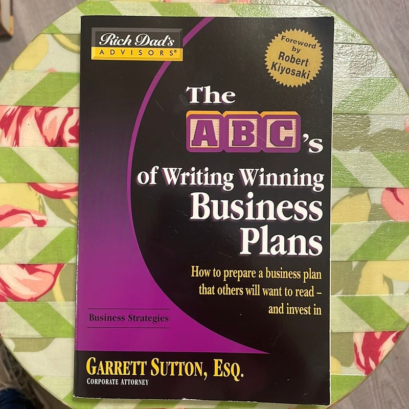 The ABC's of Writing Winning Business Plans