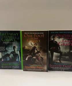 Night Huntress Series (Book 1,2,&4) : Halfway to  the Grave, One Foot in The Grave, Destined For An Early Grave 
