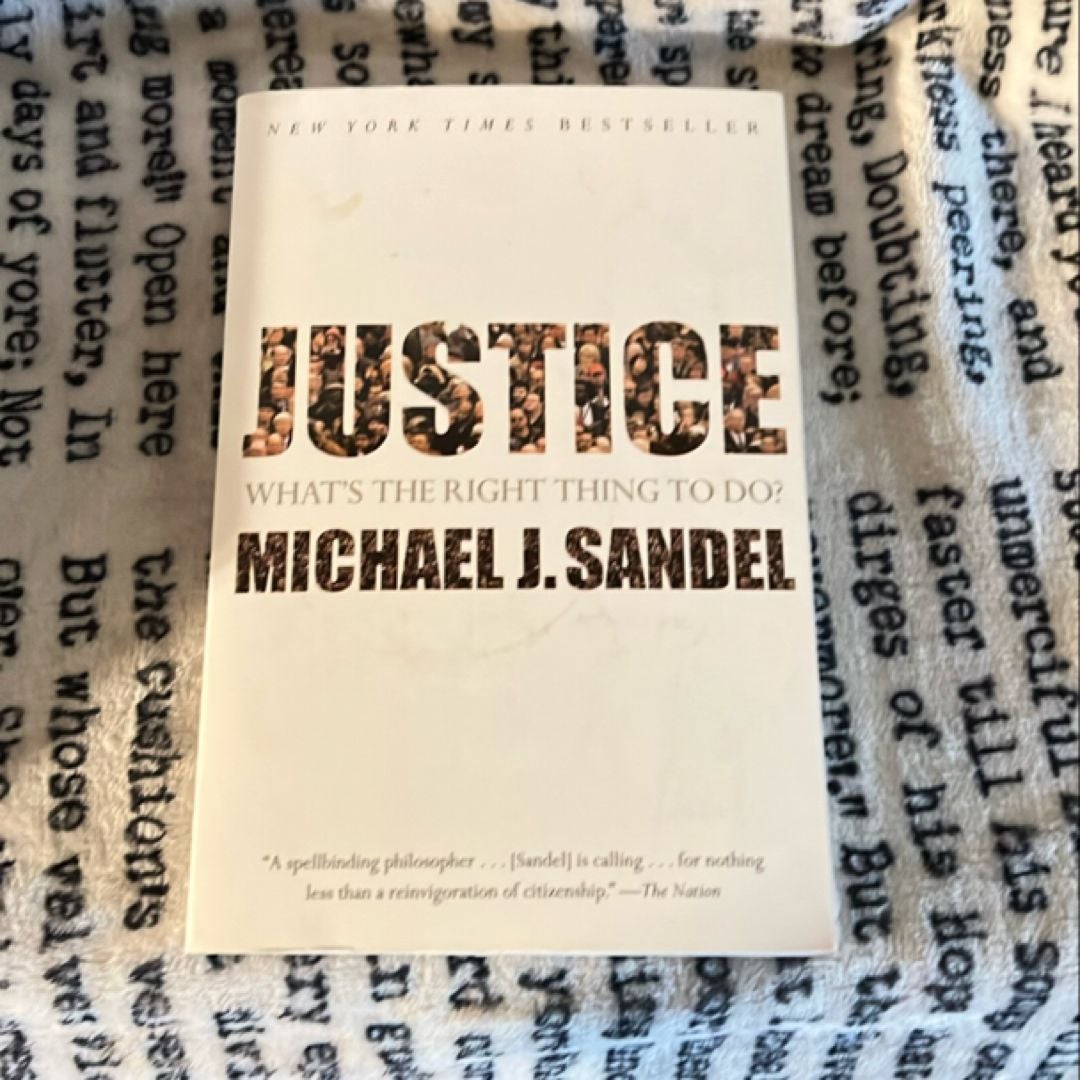 Justice by Michael J. Sandel, Paperback | Pangobooks