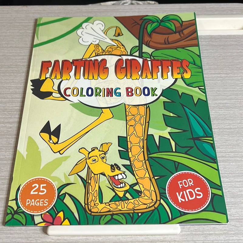 Farting Giraffe Coloring Book (New)