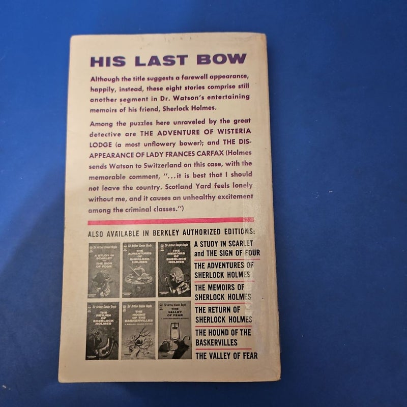 SHERLOCK HOLMES MYSTERIES: His Last Bow (#8)