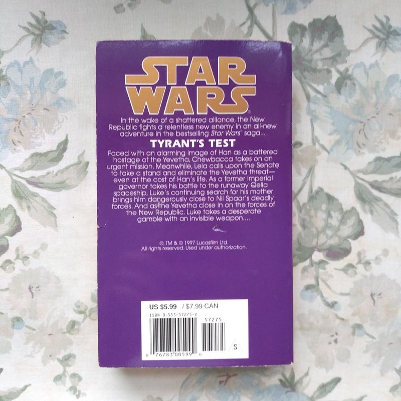 Tyrant's Test: Star Wars Legends (the Black Fleet Crisis)