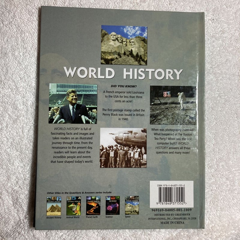 Questions and Answers about World History  (73)