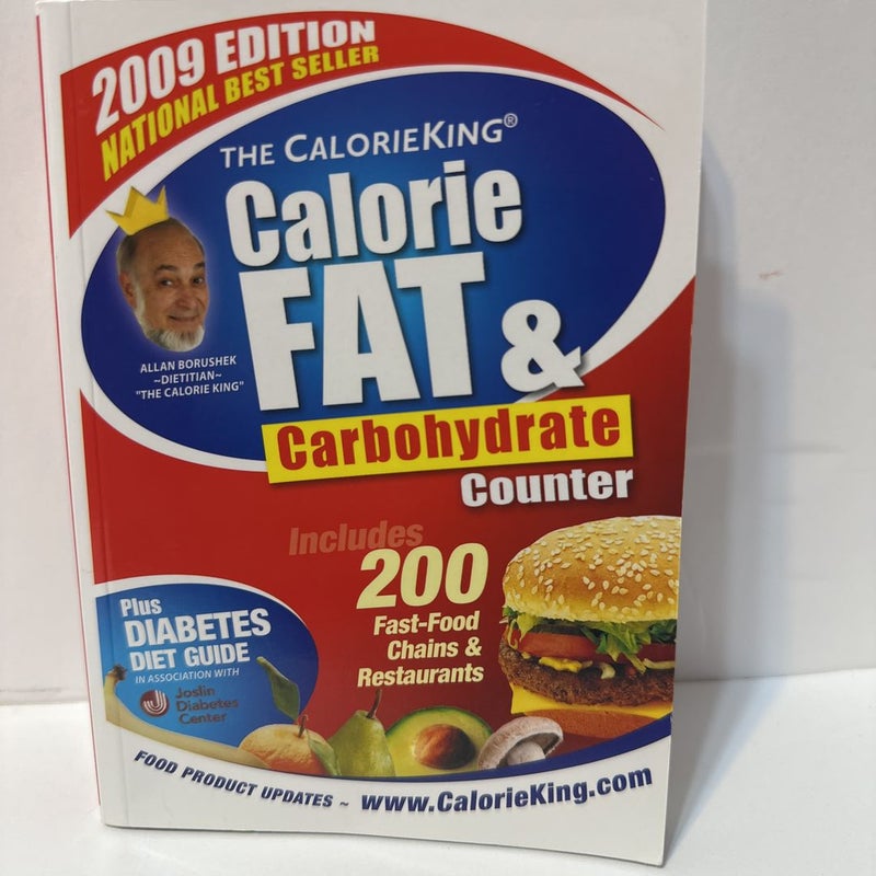 Calorie, Fat and Carbohydrate Counter