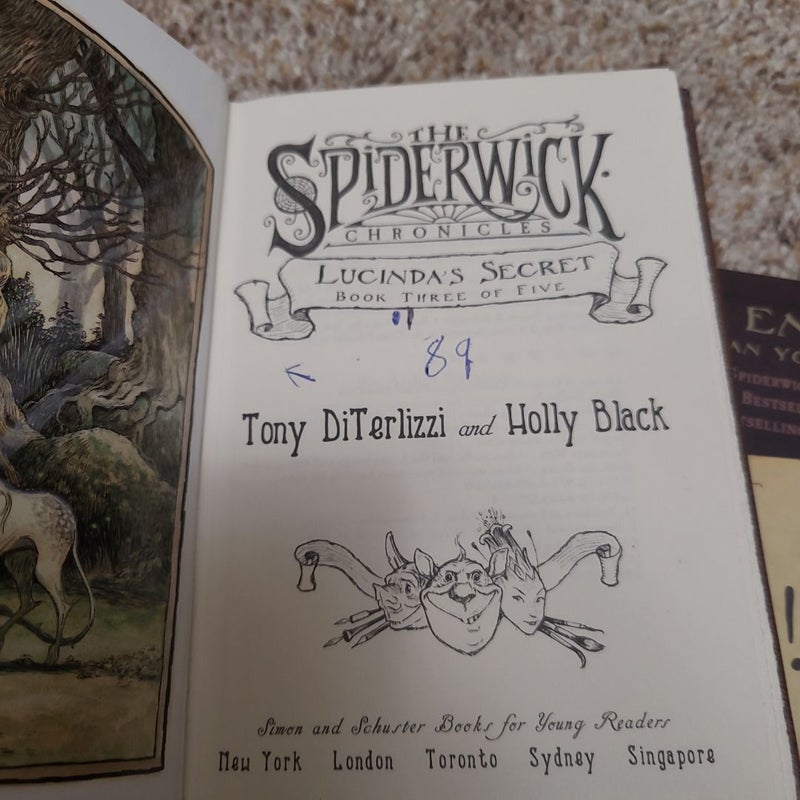 The spiderwick chronicles complete set