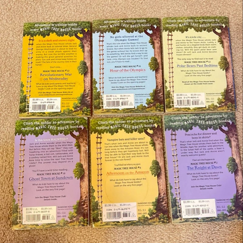 Magic tree house books 