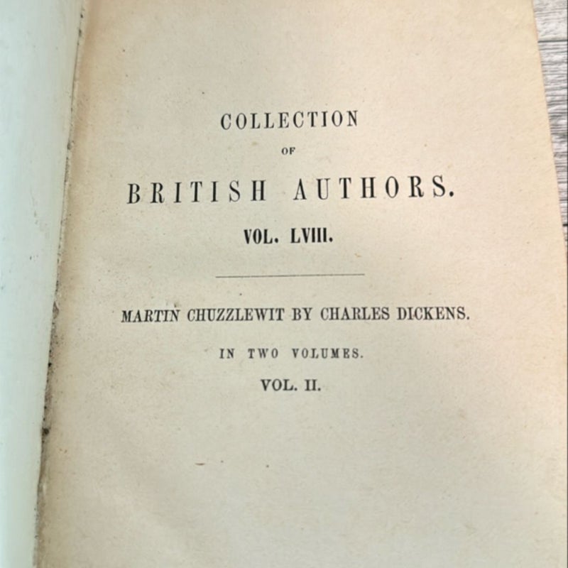 the life and adventures of martin chuzzlewit