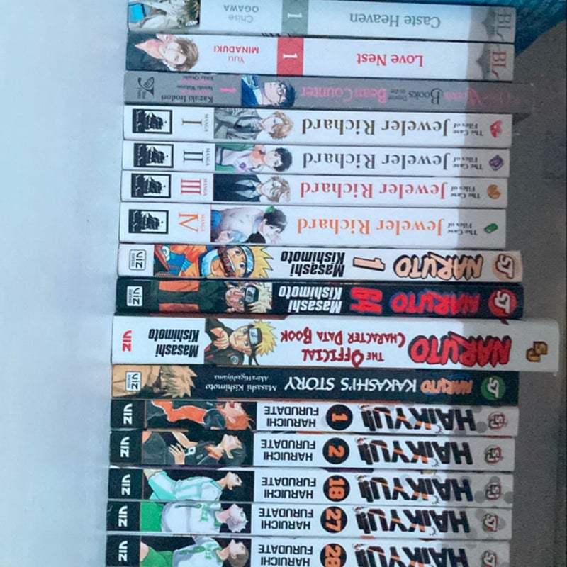 Variety of manga