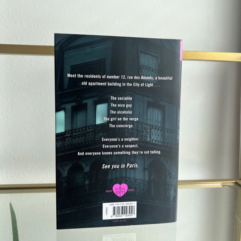 The Paris Apartment. Brand New Hardback- BOTM with BOTM Bookmark