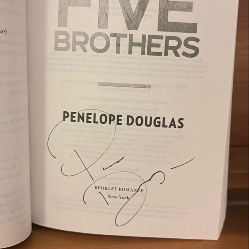 Five Brothers (Hand Signed, First Edition)