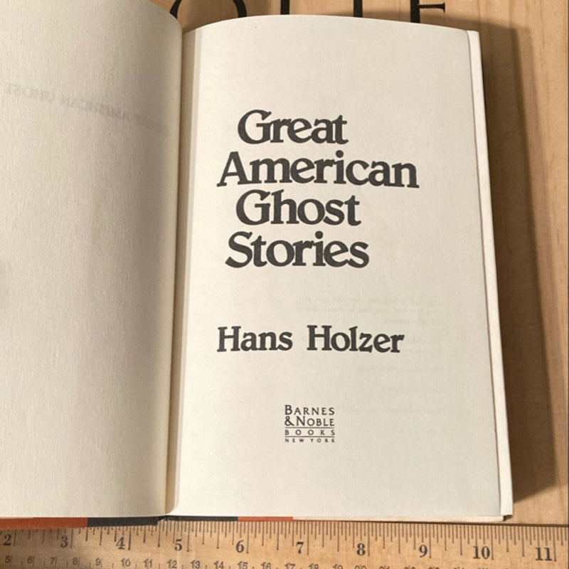 Great American Ghost Stories