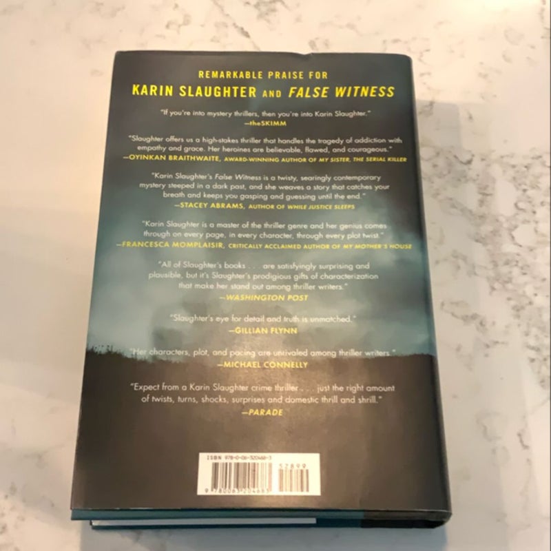 Signed! False Witness - First Edition