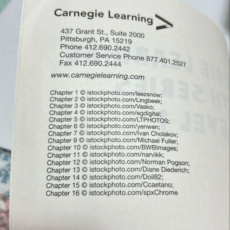 Carnegie, learning math series course one volume two Carnegie, learning math series course one volume two