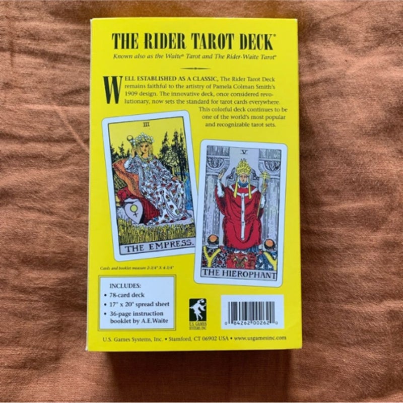 Rider Waite Tarot Deck 