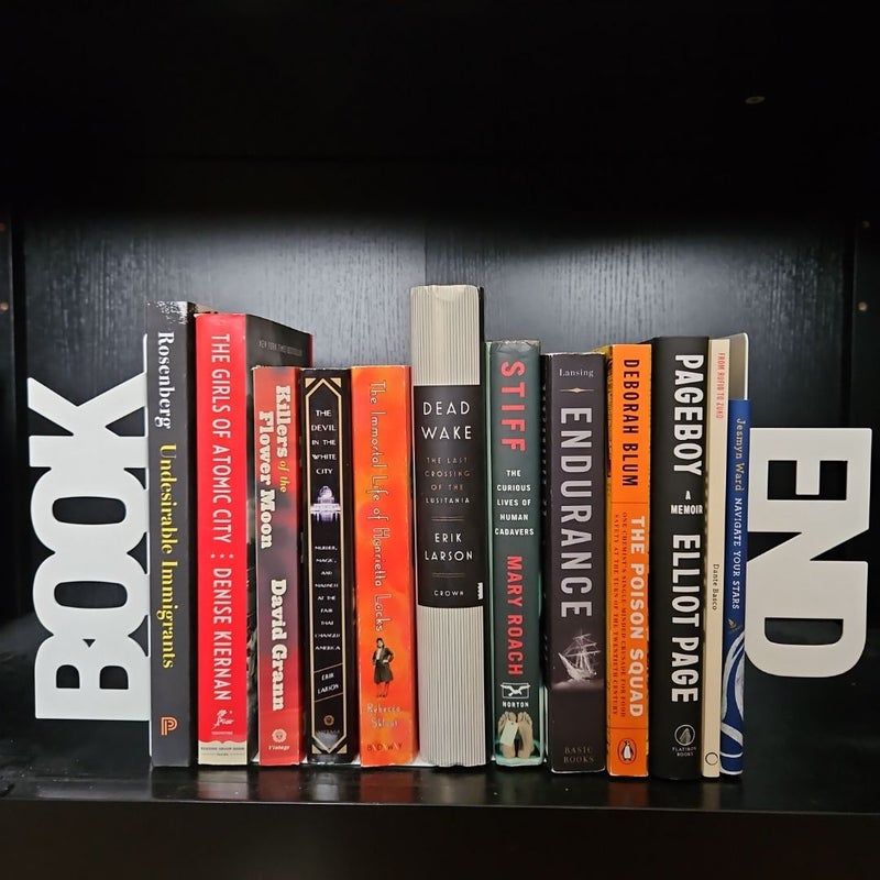 "Book" "End" Bookends