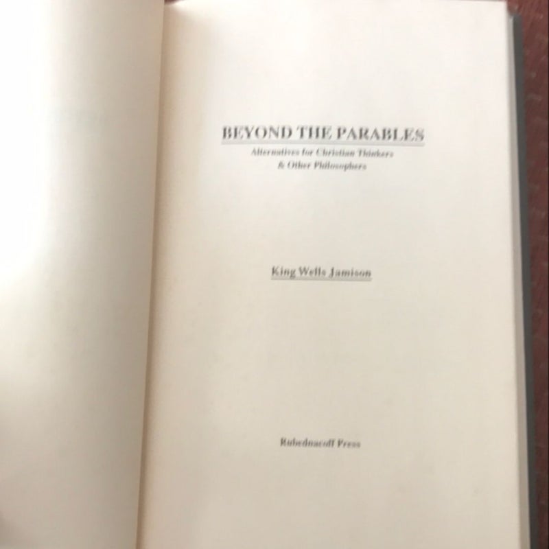 Beyond the Parables