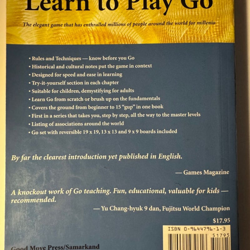 Learn to Play Go