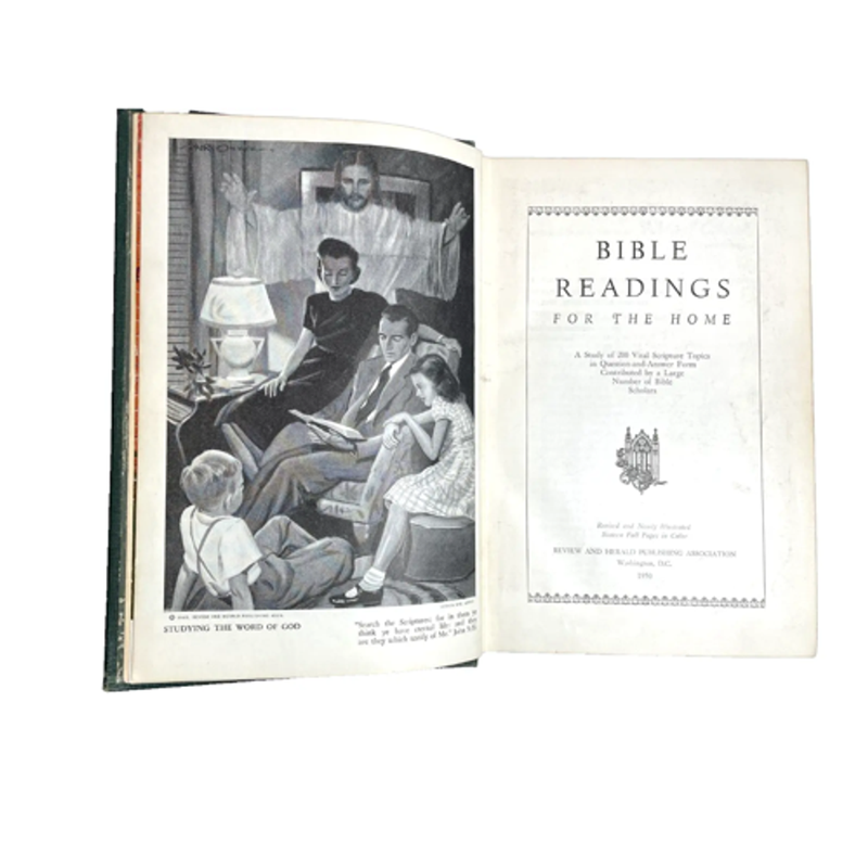 Bible Readings For The Home 1950 HC Review and Herald Pub Seventh Day Adventist