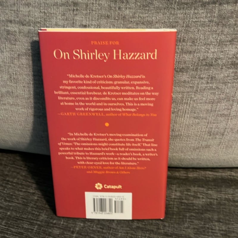 On Shirley Hazzard