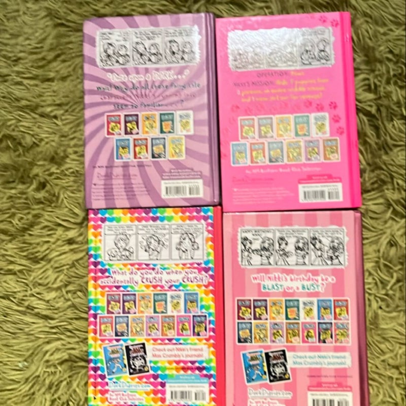 Dork Diaries Books 8, 10, 12, 13