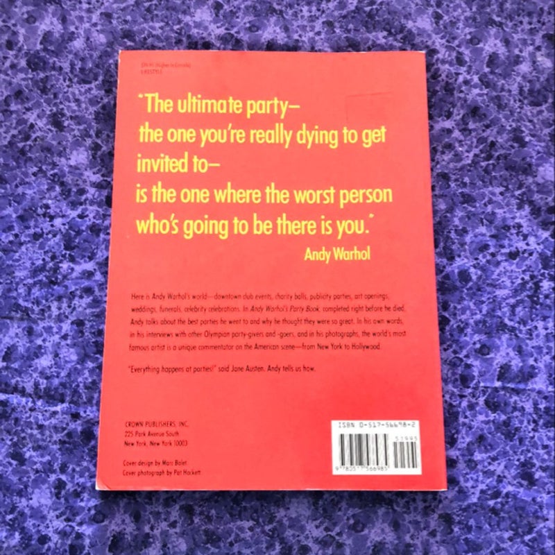 Andy Warhol's Party Book