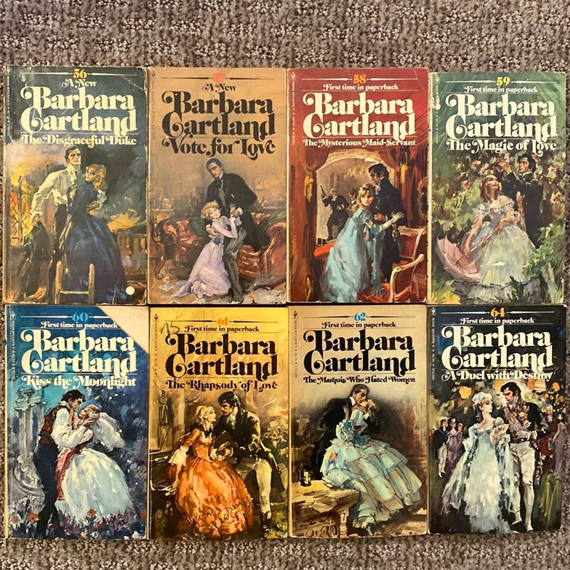 Barbara Cartland Novels 