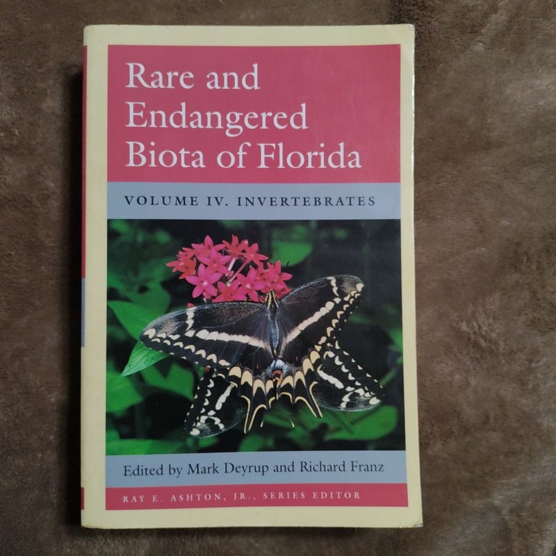 Rare and Endangered Biota of Florida Vol I; Mammals