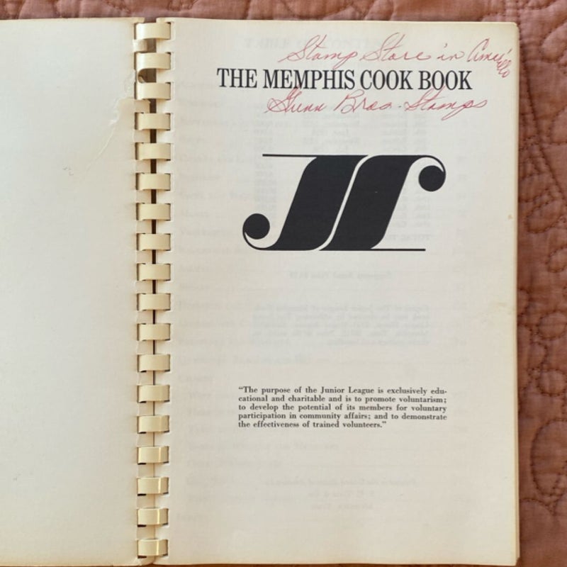The Memphis Cook Book